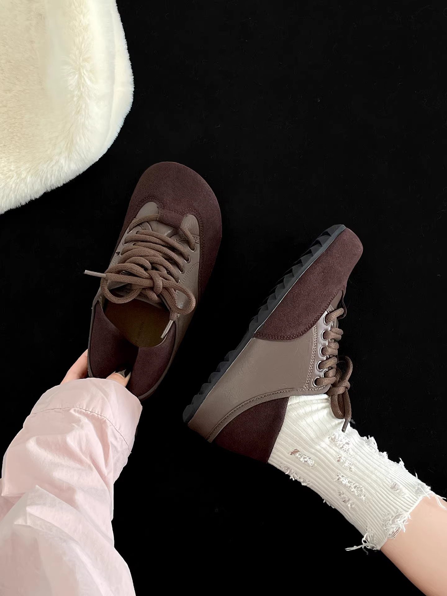 Giày Birkenstock đế dày kiểu Pháp cổ điển Nanzai dành cho nữ 2025, mẫu mới mùa thu, đế mềm, đa năng, đi được hai kiểu, giày đơn.