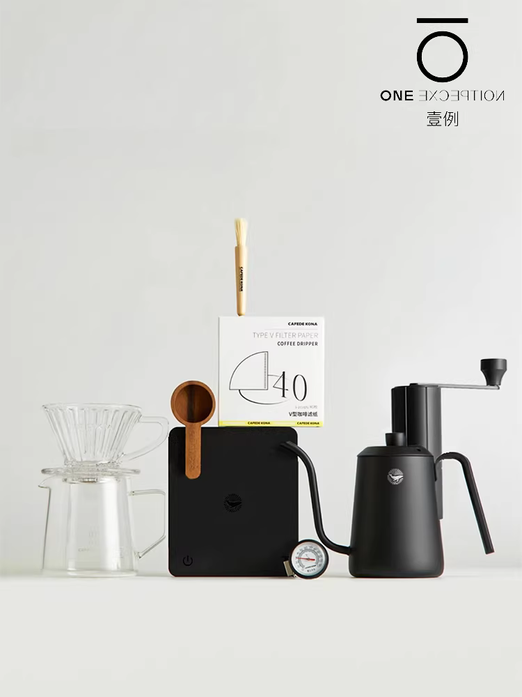CAFEDE KONA pha cà phê thủ công bộ hộp quà tặng nhà máy xay cà phê chuyên nghiệp chia sẻ nồi V60 lọc cốc quà tặng