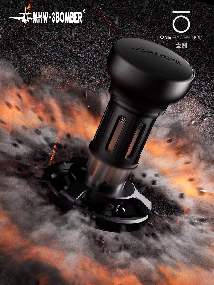 Máy phân phối bột cà phê tự động bật lại lực không đổi kiểu Ý Bomber MHW Impact Pressure Powder Hammer Original Force