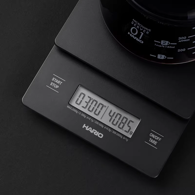 Cân điện tử đa năng/cân trọng lượng dòng Hario V60 của Nhật Bản VST-2000B, cân đo thời gian pha cà phê thủ công