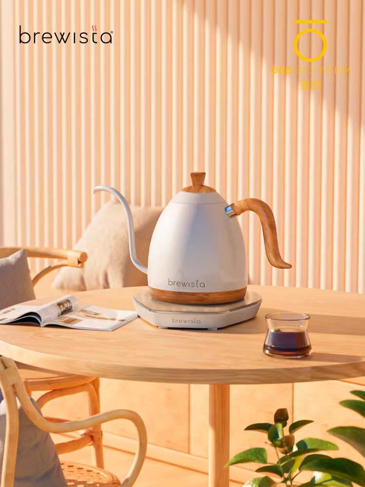 Bình pha cà phê thủ công điều khiển nhiệt độ thế hệ thứ tư của Brewista, ấm đun nước điện có vòi nhỏ bằng thép không gỉ giữ nhiệt độ không đổi thế hệ thứ năm để pha trà