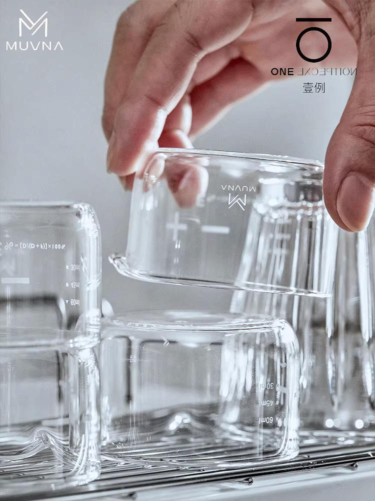 MUVNA Star Rain shot cup espresso ounce cup có vạch chia 100ml cốc đong Saito