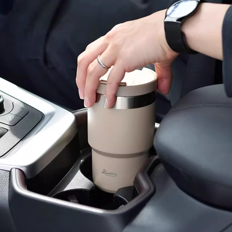 Cốc giữ nhiệt cà phê RIVERS Nhật Bản dành cho nữ, cốc du lịch cao cấp, cốc nước mùa thu đông dành cho nam, chống rò rỉ và di động