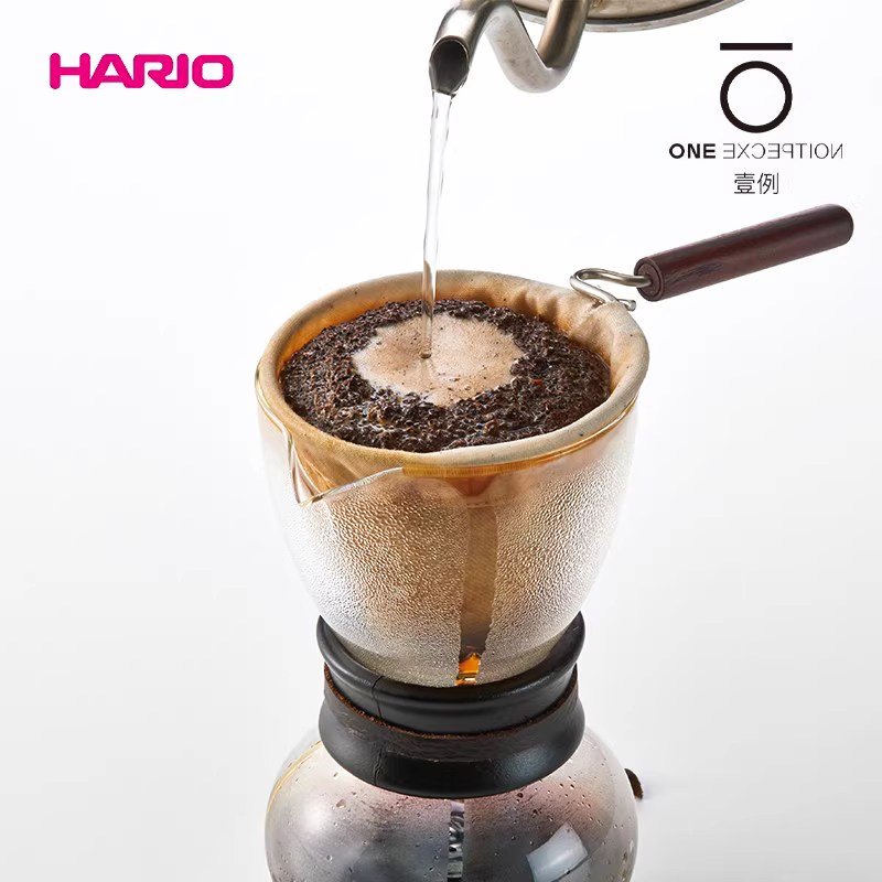 Bộ ấm pha cà phê HARIO dùng trong gia đình, loại nhỏ giọt, pha bằng tay bằng vải flannel, pha bằng tay bằng kính, bộ lọc pha cà phê, ấm chia sẻ DPW