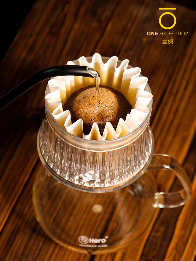 Cốc lọc cà phê thủ công đa tốc độ Hero, bộ lọc cà phê nhỏ giọt, nhiều chế độ chiết xuất, cốc lọc kiểu bánh, Kalita B75