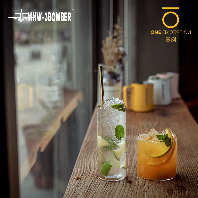 Ly thủy tinh cao cấp dùng cho quán cà phê, làm đá xay latte sữa Mỹ, cà phê KINTO, 280ml