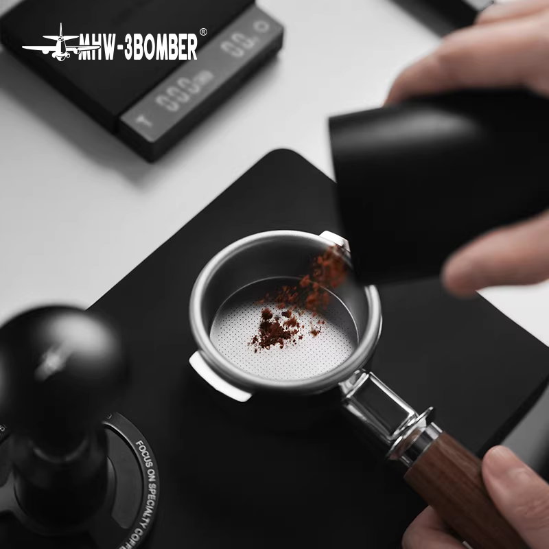 Bát đựng bột titan nguyên chất Bomber MHW Bát đựng bột cà phê chính xác của Ý Bộ lọc chiết xuất 58mm kháng khuẩn không mùi VST