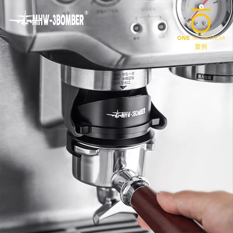 Máy pha cà phê bột Bomber MHW vòng thu bột bạch kim 870/878/880 dòng Yum bộ thu bột đặc biệt 54mm