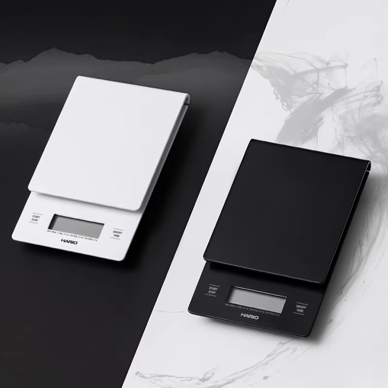 Cân điện tử đa năng/cân trọng lượng dòng Hario V60 của Nhật Bản VST-2000B, cân đo thời gian pha cà phê thủ công