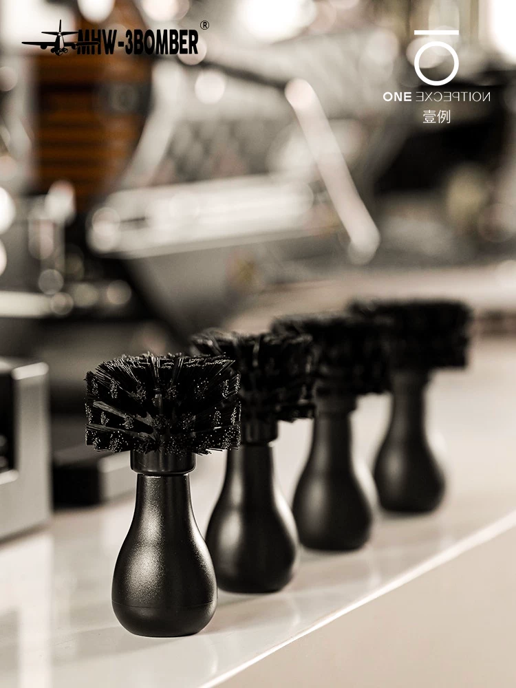 Bàn chải vệ sinh bát bột MHW, bàn chải vệ sinh tay cầm máy pha cà phê, dụng cụ thanh 51/54/58mm, dụng cụ gia vị mẹ