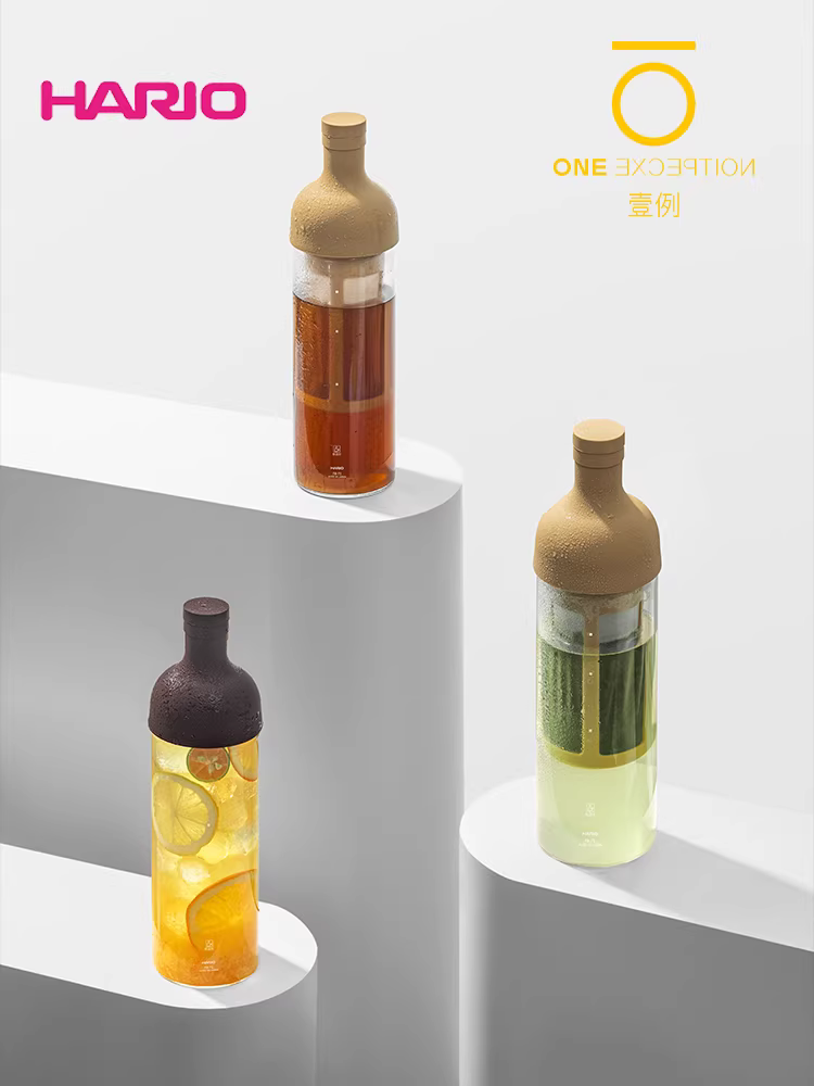 Bình pha cà phê lạnh HARIO Nhật Bản, bình pha trà lạnh, bình pha cà phê đá, trà trái cây, lọc kín, thủy tinh chịu nhiệt