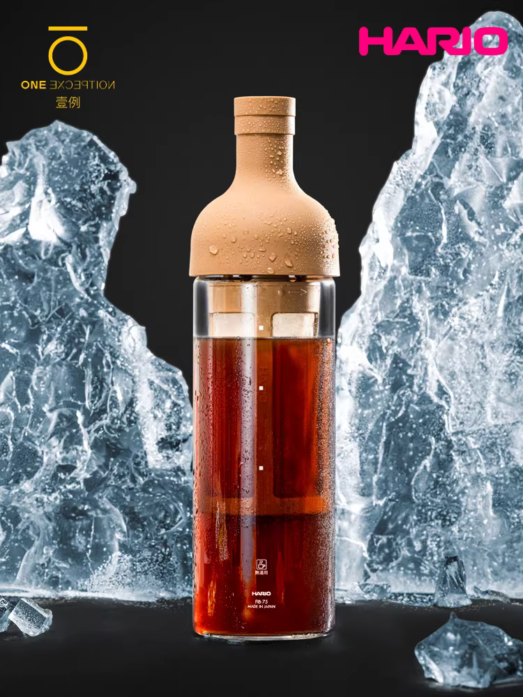 Bình pha cà phê lạnh HARIO Nhật Bản, bình giữ lạnh, lưới lọc, dụng cụ pha trà hoa quả, cốc lọc nước đá, cốc pha cà phê đá