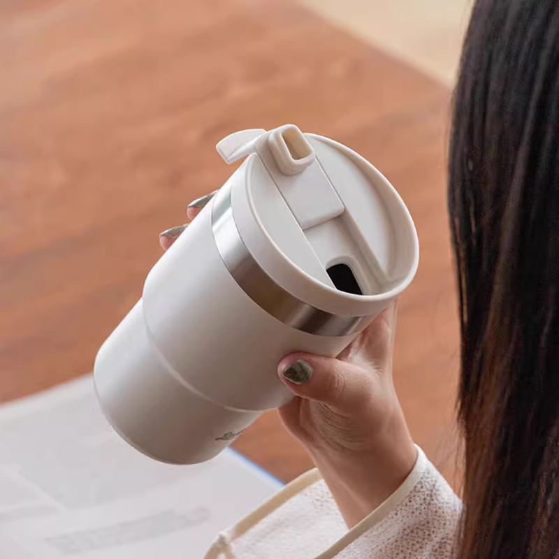 Cốc giữ nhiệt cà phê RIVERS Nhật Bản dành cho nữ, cốc du lịch cao cấp, cốc nước mùa thu đông dành cho nam, chống rò rỉ và di động