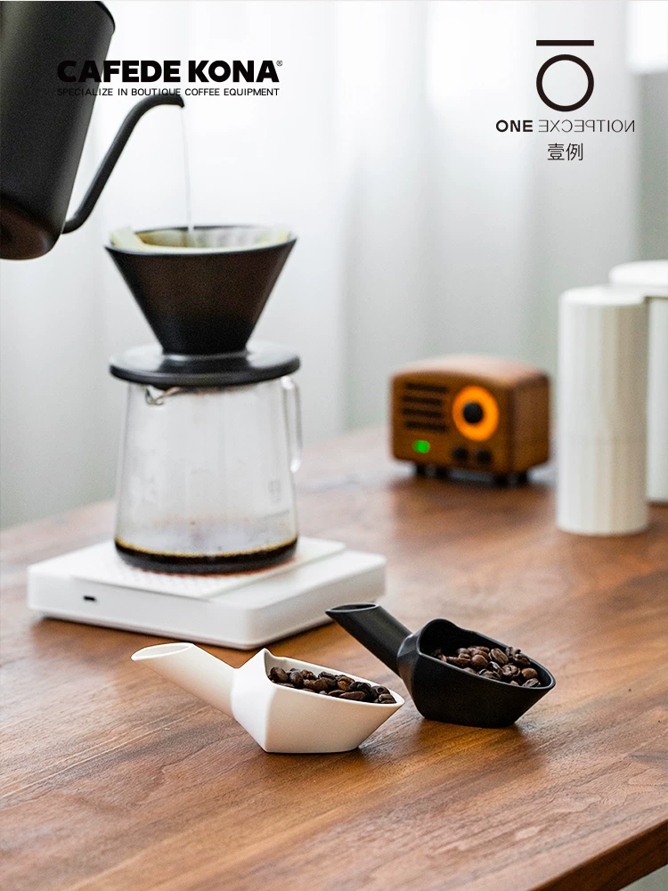 CAFEDE KONA thìa đo hạt cà phê thìa nhỏ hình xẻng thìa đo bột cà phê thìa đo 20g thìa đo hạt rang
