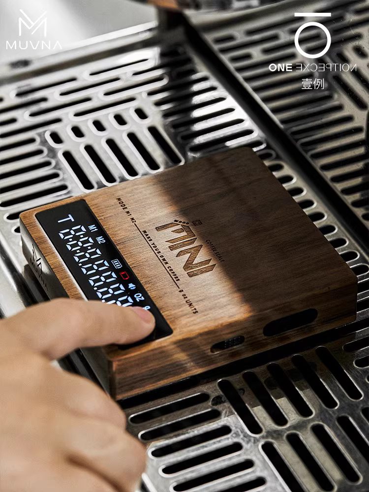 Cân điện tử pha cà phê MUVNA MINI kiểu Ý, hẹn giờ pha thủ công, cân thông minh mini, đo tốc độ dòng chảy, tỷ lệ bột-nước