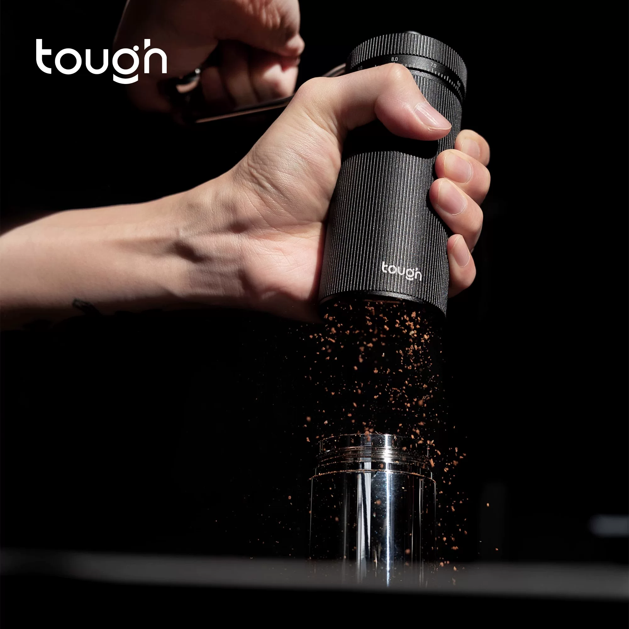 Máy xay cà phê bằng tay kiểu dáng cứng cáp Mirror Blade M1, điều chỉnh bên ngoài, máy xay cà phê bằng tay, máy xay cà phê espresso thủ công