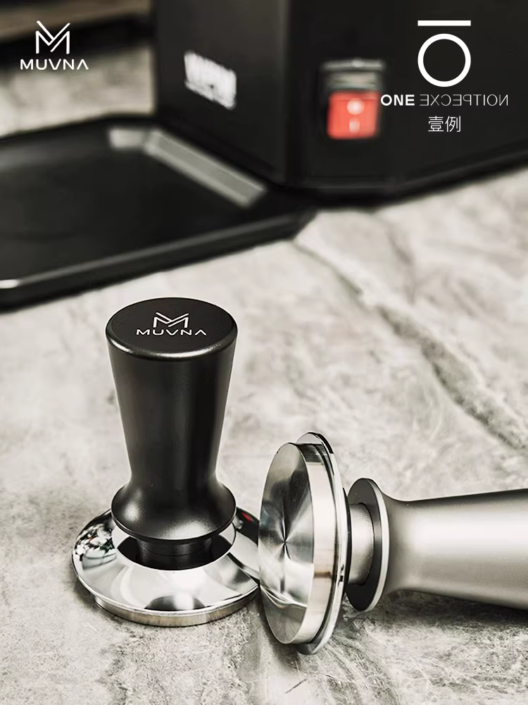 Dụng cụ nén cà phê MUVNA kiểu Ý, tay cầm ngang, áp suất không đổi, kích thước 51/53/58mm