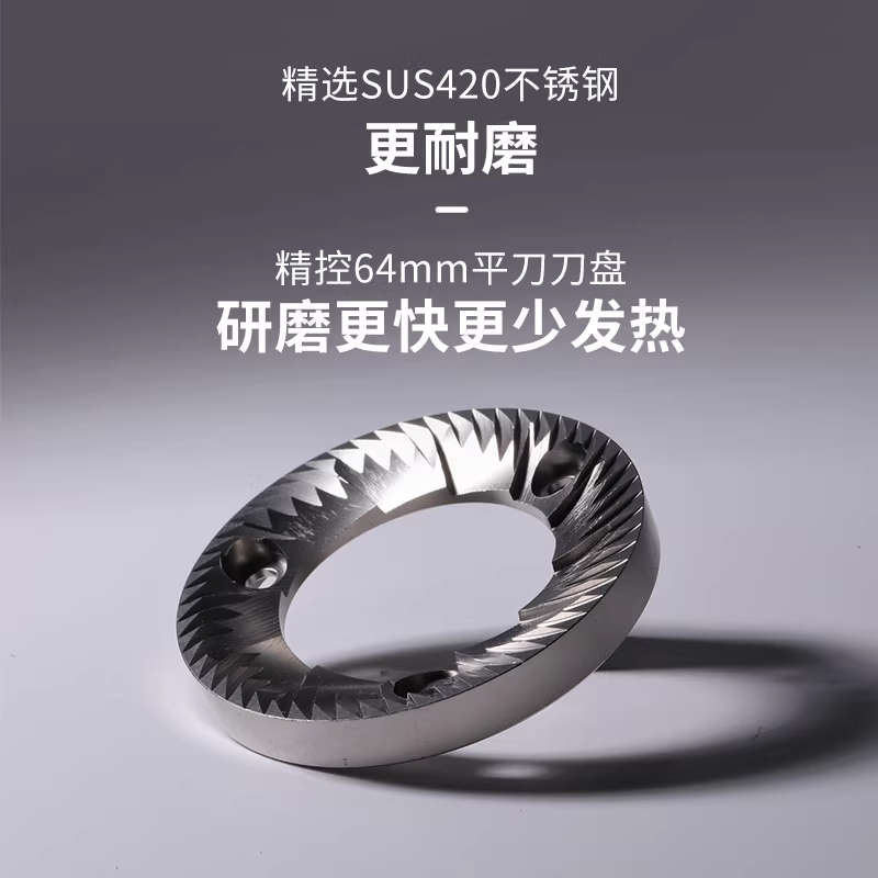 Máy xay cà phê espresso công nghiệp Breakthrough potu, xay hạt cà phê, điện, cối xay phẳng 64mm, xả trực tiếp, model Q18