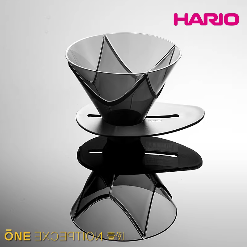 Cốc lọc cà phê Nhật Bản HARIO Mugen Infinity Cross Star mới, cốc lọc cà phê thủ công V60 bằng nhựa resin và gốm