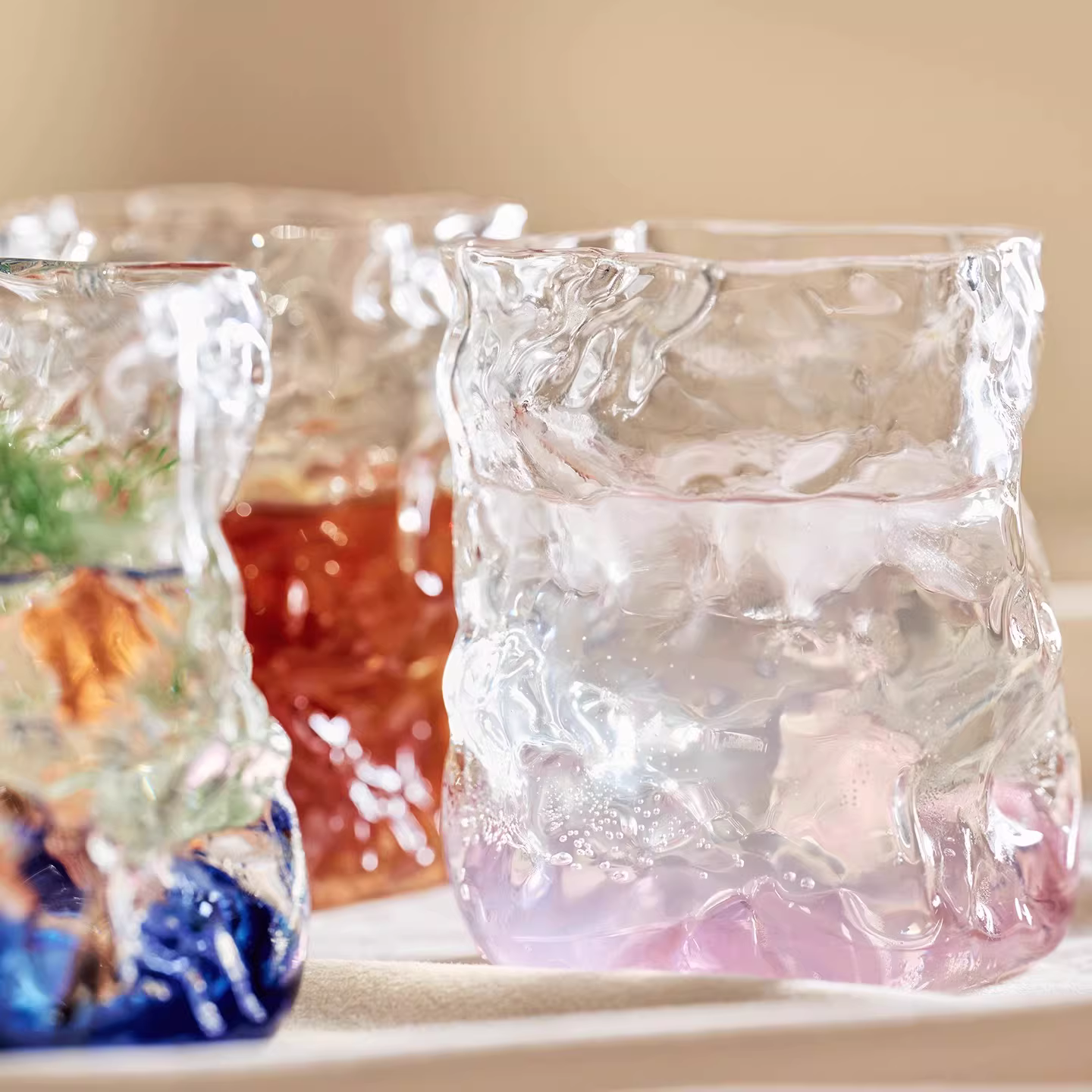 Brewista&YearnTour hợp tác sản xuất cốc cà phê ánh sáng và bóng tối, cốc thủy tinh, cốc nếm hương vị không đều