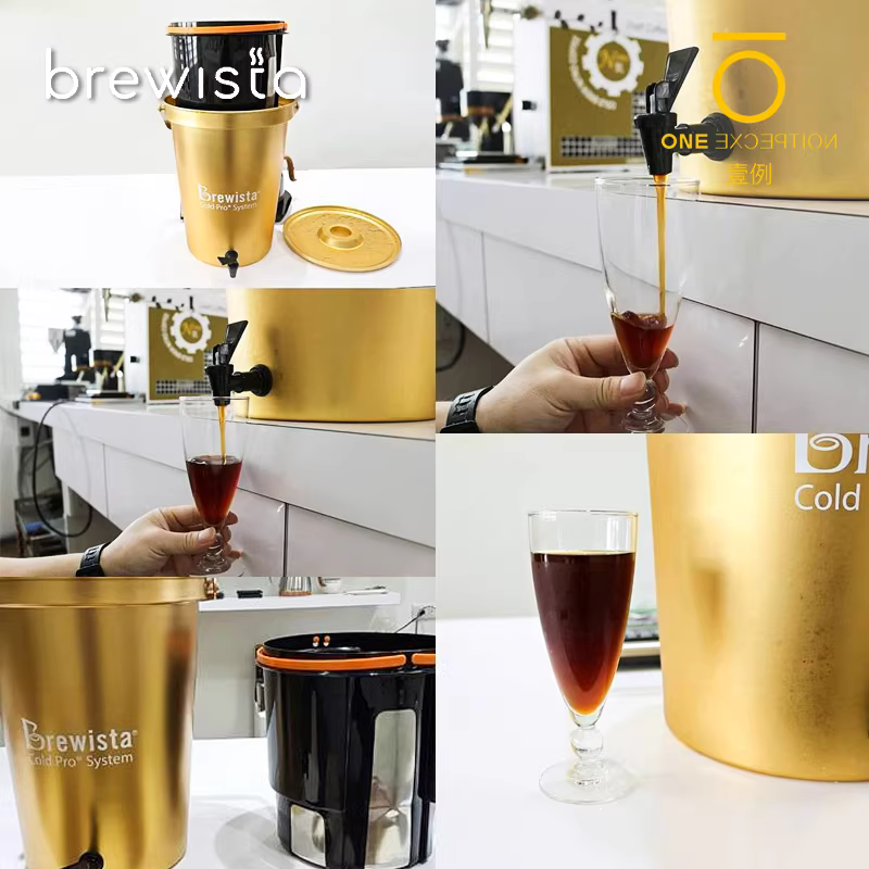 Thùng pha cà phê lạnh kiểu Mỹ Brewista, chất liệu hợp kim nhôm cấp thực phẩm, dùng cho quán cà phê, trà, đồ uống, lọc cà phê lạnh.