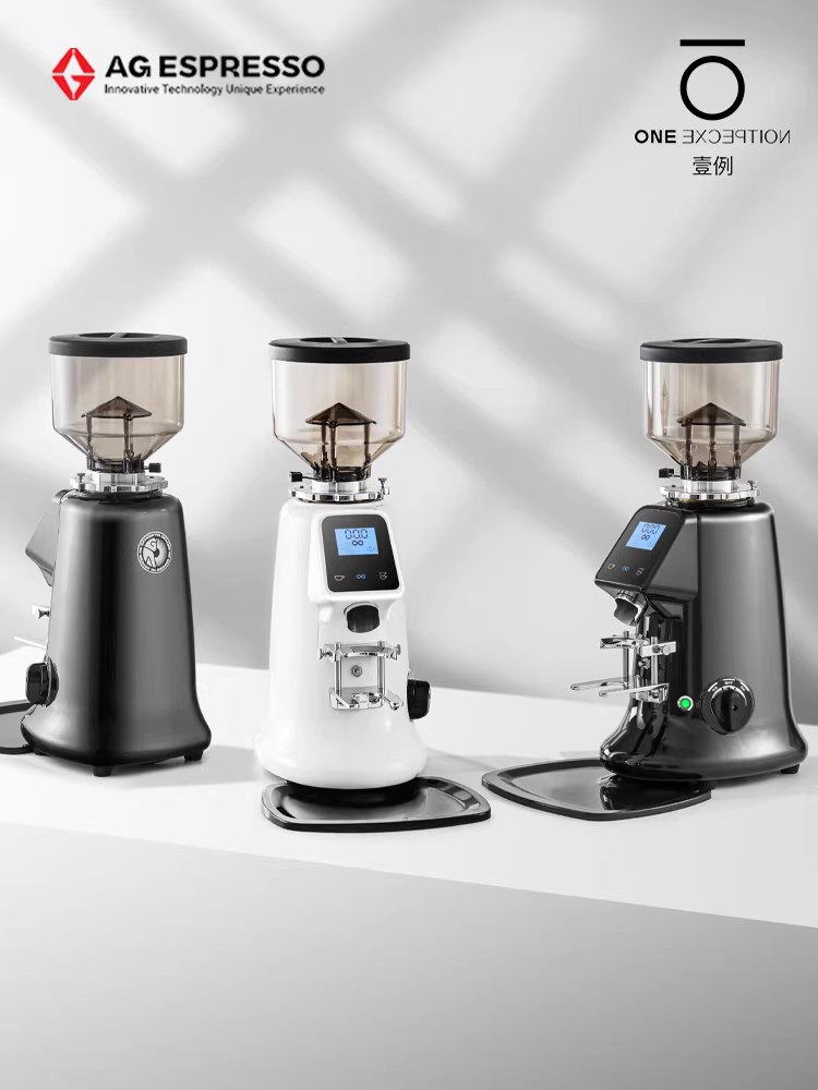 Máy xay cà phê điện kiểu Ý AG GRINDER-600, điều khiển điện tử, xay định lượng, cối xay 64mm, dùng cho thương mại