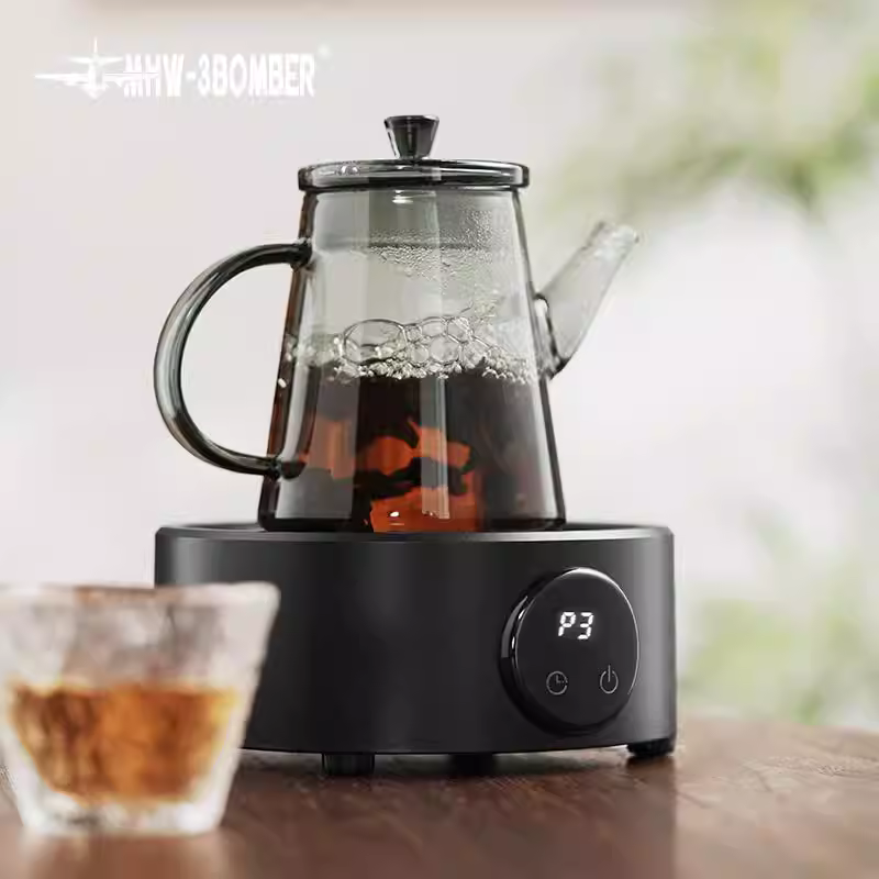 Bếp điện gốm sứ đa năng Bomber MHW, bếp pha trà, ấm pha cà phê moka, máy đun nước điện gia dụng giữ ấm sức khỏe