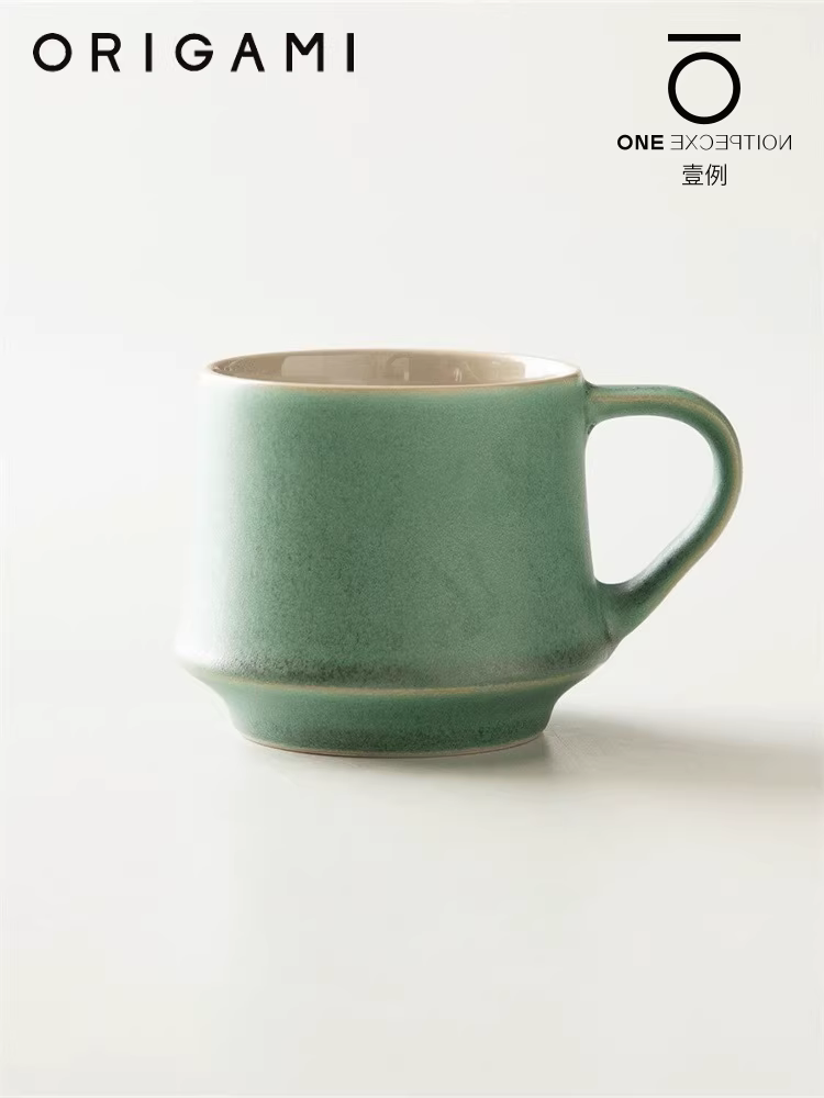 Ly sứ hình đèn pha origami, ly cà phê, ly sứ trắng Úc, ly latte, ly latte dirty