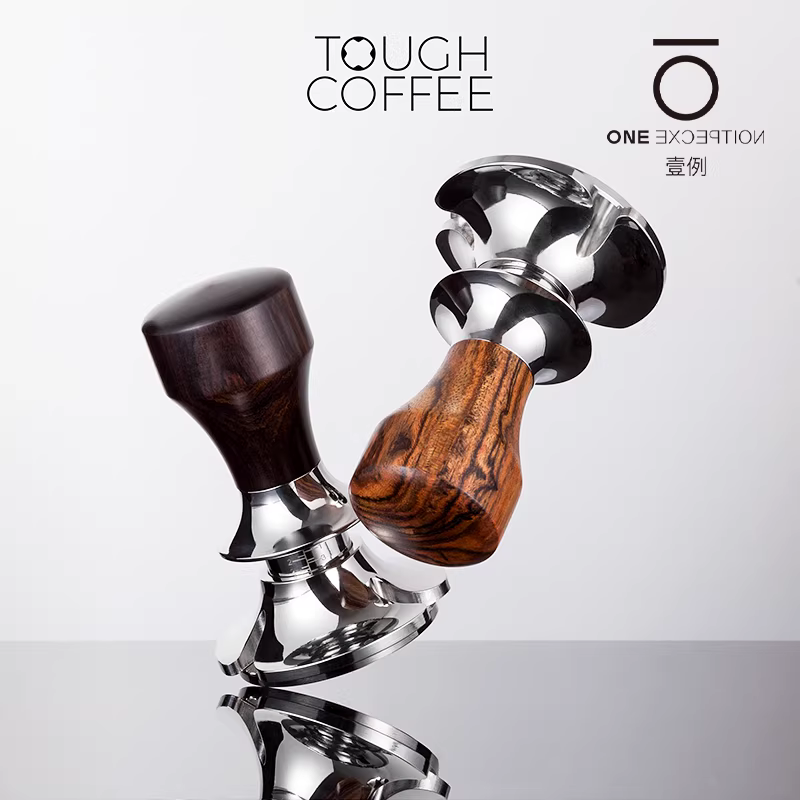 Cà phê cứng đầu như một dụng cụ nén: Búa bột lực không đổi, điều chỉnh độ lệch áp lực, kiểu bom 58mm.