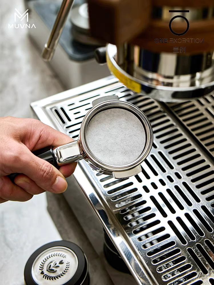 Giấy lọc bột cà phê MUVNA, kích thước 51/53/58mm, dạng tròn, dùng cho máy pha cà phê espresso, bộ lọc nước thứ cấp, máy pha cà phê Spicy Mom Bomb.