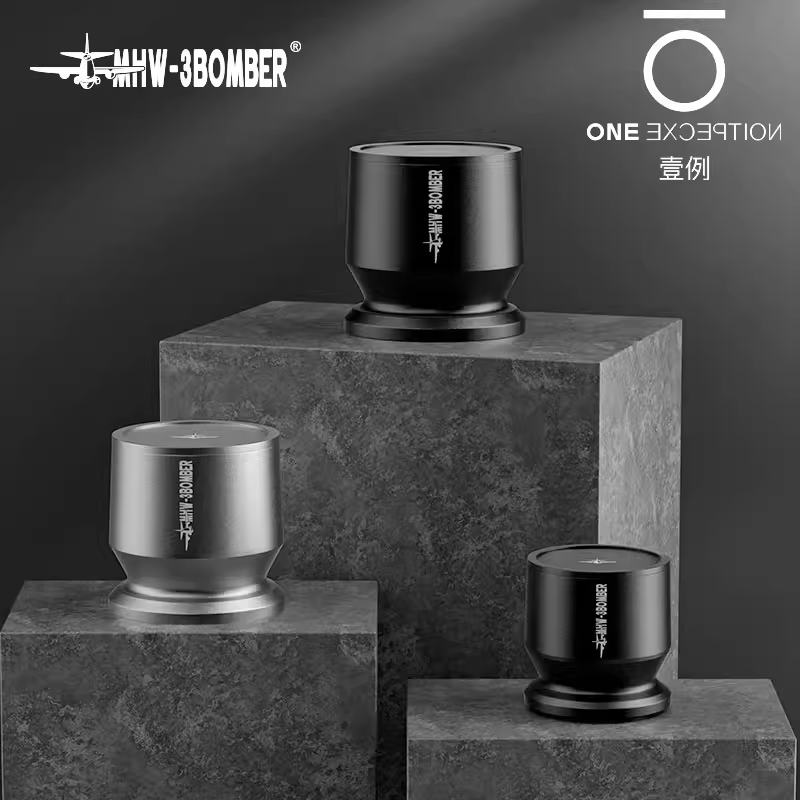 Máy phân phối bột Bomber MHW, máy xay cốc cà phê WBC, pha cà phê bằng tay, phân phối bột đều, chống tràn, chống tĩnh điện 58