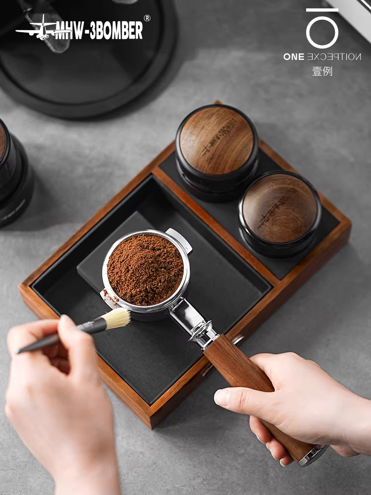 Giá đỡ máy pha cà phê, giá để dụng cụ, đế nén cà phê, giá để búa nén bột cà phê, giá để đồ barista