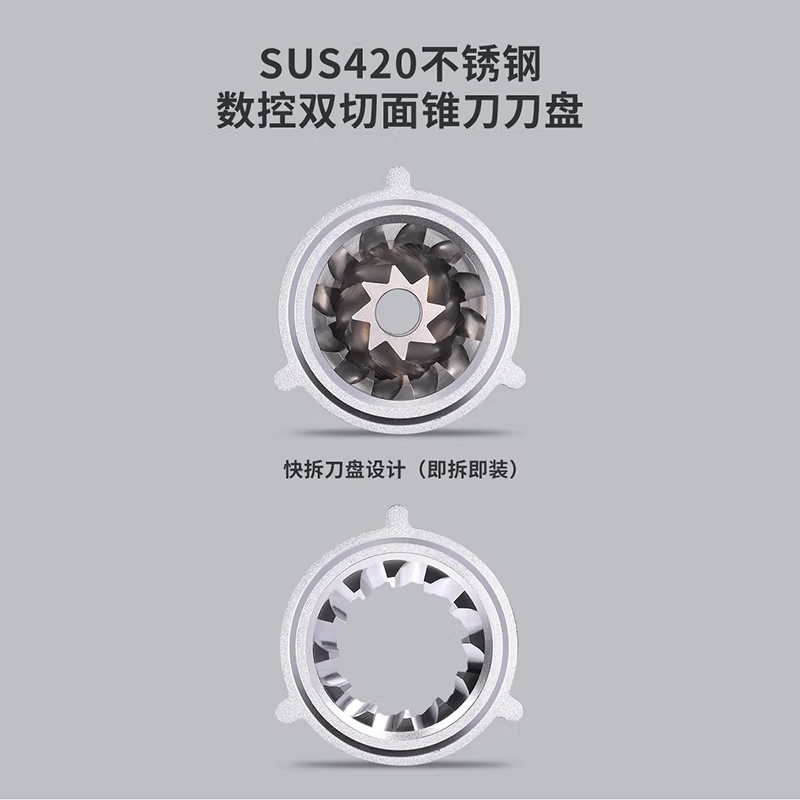 Máy xay cà phê thế hệ thứ 4 Potu dành cho hạt cà phê espresso pha thủ công, máy xay đa năng chạy điện p63 máy xay q18