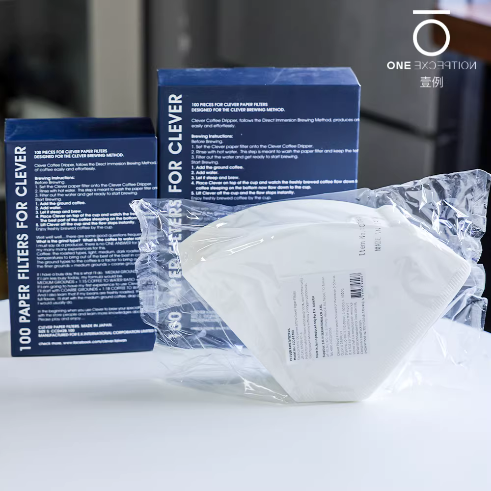 Đài Loan Mr. Clever giấy lọc cốc thông minh giấy lọc hình quạt nguyên bản cốc lọc cà phê pha bằng tay bộ lọc nhỏ giọt số 102/103
