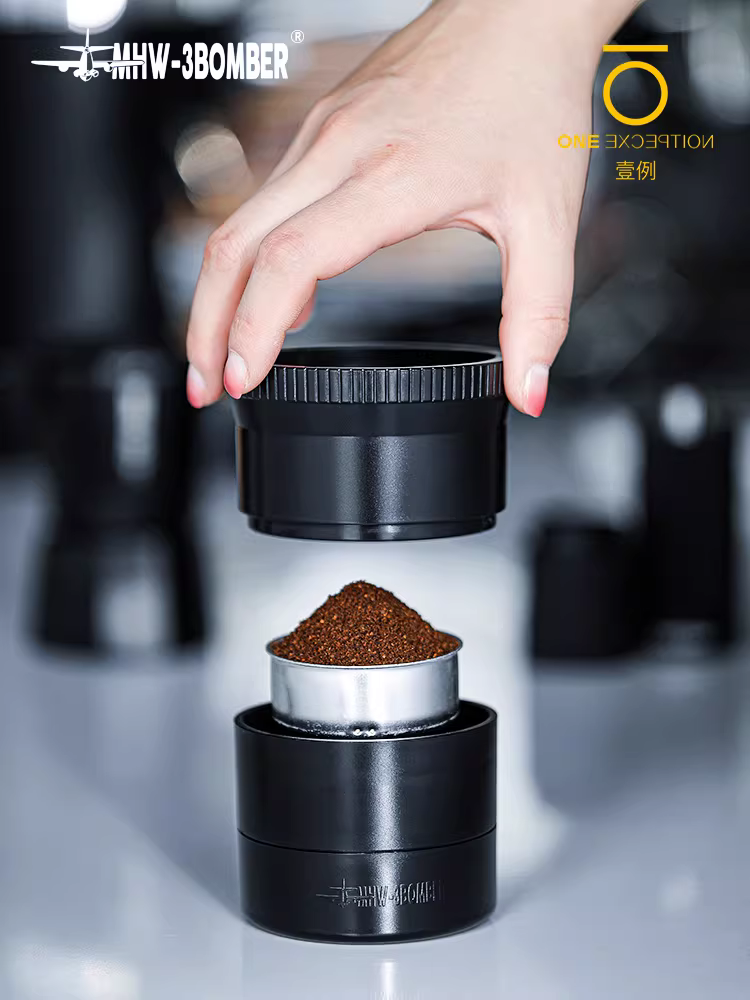 Bộ phận rót bột chống bắn tung tóe cho máy pha cà phê Moka MHW, vòng rót bột xoáy, van đơn và van kép, dùng được cho nhiều loại máy.