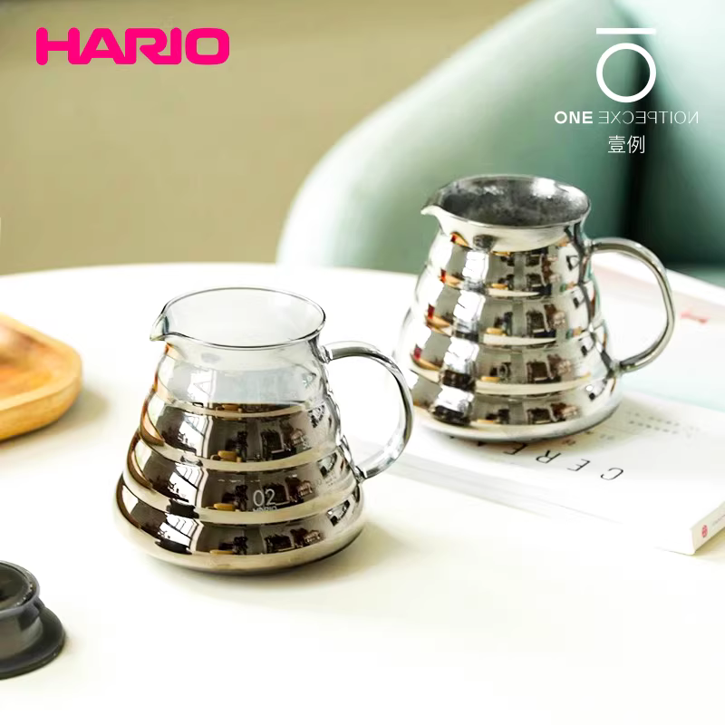 Bình pha cà phê thủ công cổ điển mạ titan HARIO Nhật Bản chịu nhiệt V60 có bộ lọc nhỏ giọt dùng để chia sẻ