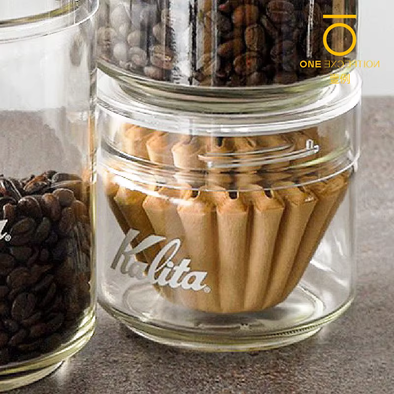 Hũ đựng cà phê Kalita Nhật Bản có nắp đậy kèm thìa, hũ đựng thực phẩm kiểu Nhật dùng để đựng trà và sữa bột, chống bụi