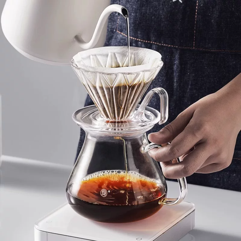 Bình pha cà phê Hero, có thể đun nóng và chịu nhiệt độ cao, bình cà phê kiểu Mỹ, bình lọc nhỏ giọt gia dụng, Hario.