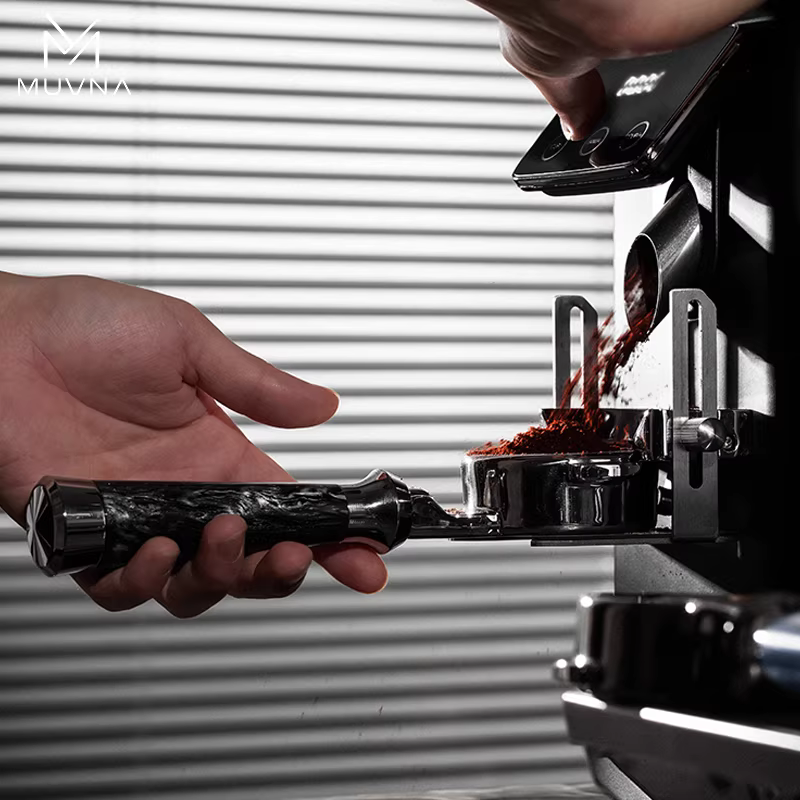 Máy pha cà phê MUVNA tích hợp bộ lọc không đáy E61 Aibao Rocket Gemile spicy mom được độ chế thành 58mm