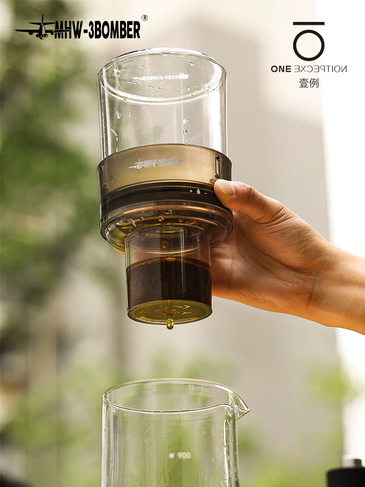 Bình pha cà phê đá MHW Bomber Ice Drip Pot Baro, bình pha cà phê lạnh thương mại, máy pha trà đá, máy pha cà phê nhỏ giọt Tingyuan