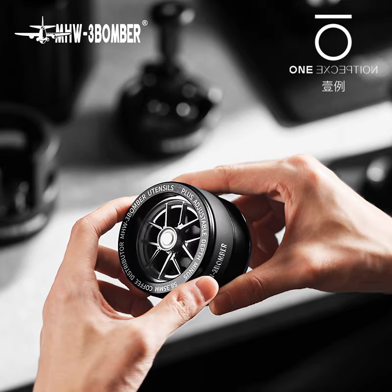 Máy ép cà phê Espresso dòng Y, bộ phân phối bột điều chỉnh không cấp độ Bomber MHW, kích thước 58mm