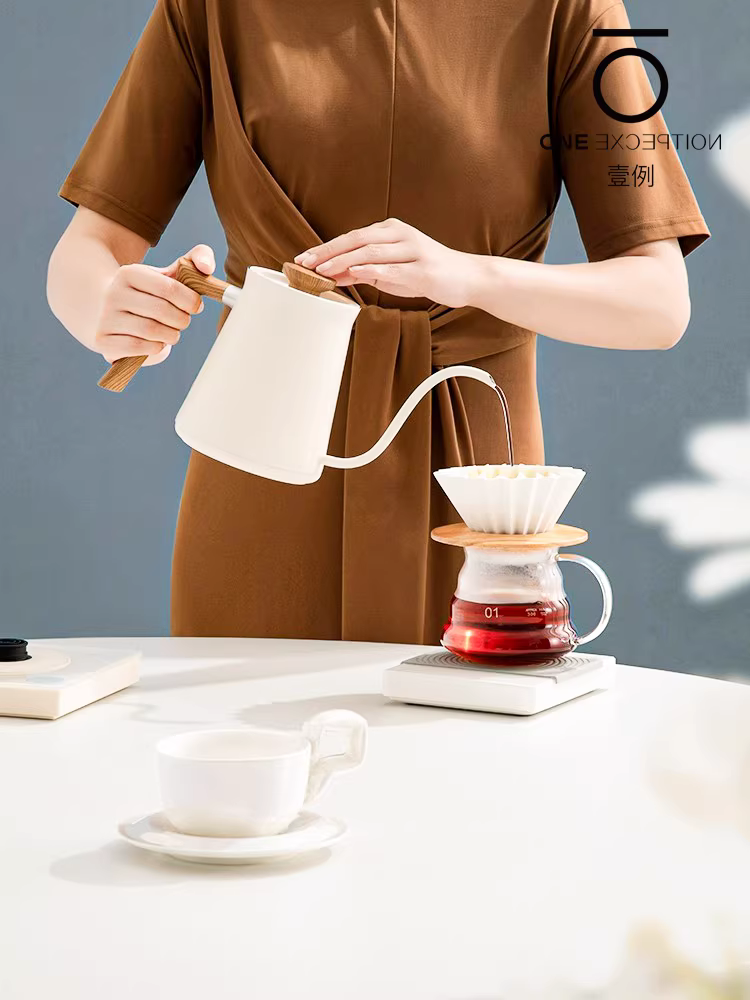 Ấm đun nước pha cà phê có điều khiển nhiệt độ MOJAE/Mojia dùng trong gia đình, Ấm đun nước pha cà phê có vòi nhỏ, Ấm đun nước điện có nhiệt độ không đổi để pha trà, Ấm đun nước có điều khiển nhiệt độ B.