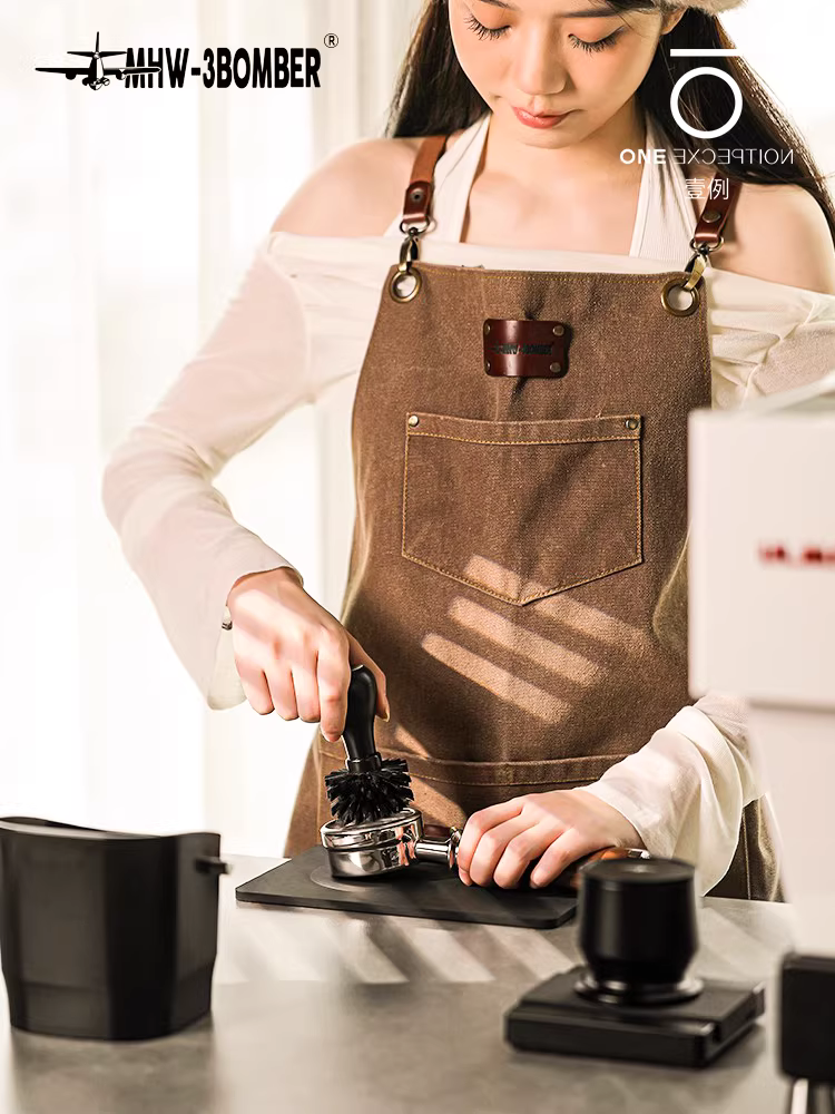 Bàn chải vệ sinh bát bột MHW, bàn chải vệ sinh tay cầm máy pha cà phê, dụng cụ thanh 51/54/58mm, dụng cụ gia vị mẹ