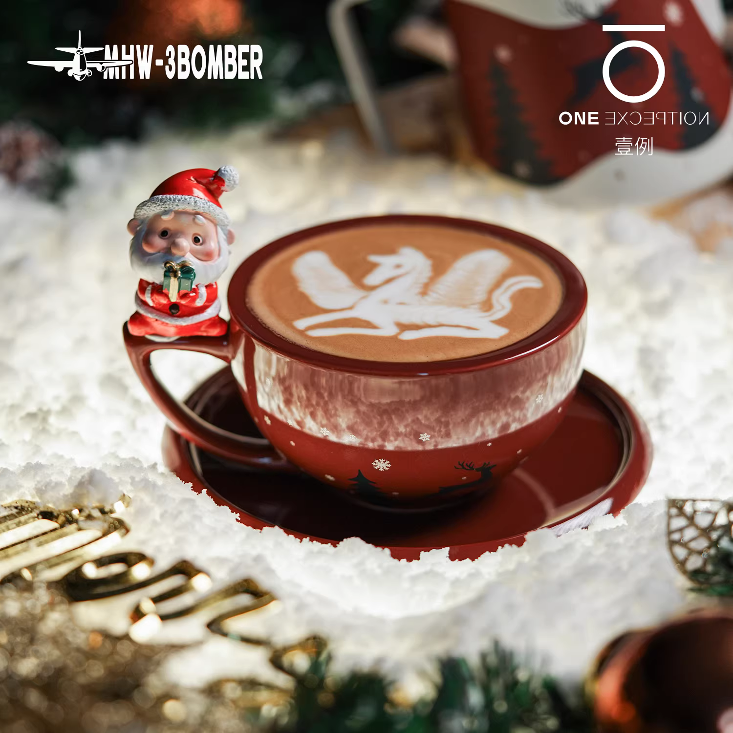 Bomber MHW Sada Cup 2025 Giáng Sinh Phiên Bản Giới Hạn Cốc Cà Phê Cốc Sứ Latte Nghệ Thuật Hình Trụ Nghệ Thuật Quà Tặng