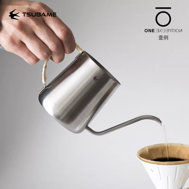 Bình pha cà phê nhỏ giọt bằng mây Tsukame, vòi nhỏ, bình pha bằng thép không gỉ, bình nhỏ có điều chỉnh lượng nước