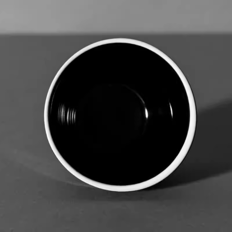 Origami Nhật Bản nhập khẩu loạt sản phẩm cảm giác ly cà phê hình dạng không đối xứng hình lưỡi liềm ly nếm hương thơm ly hương thơm