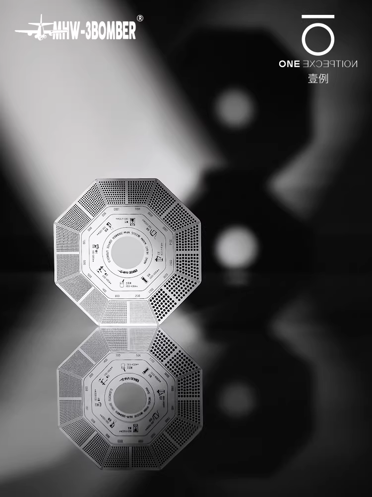 Thước đo độ mịn bột cà phê thủ công, dụng cụ hỗ trợ xay, thẻ so sánh độ dày bột cà phê thủ công, thước đo độ mịn bột cà phê MHW