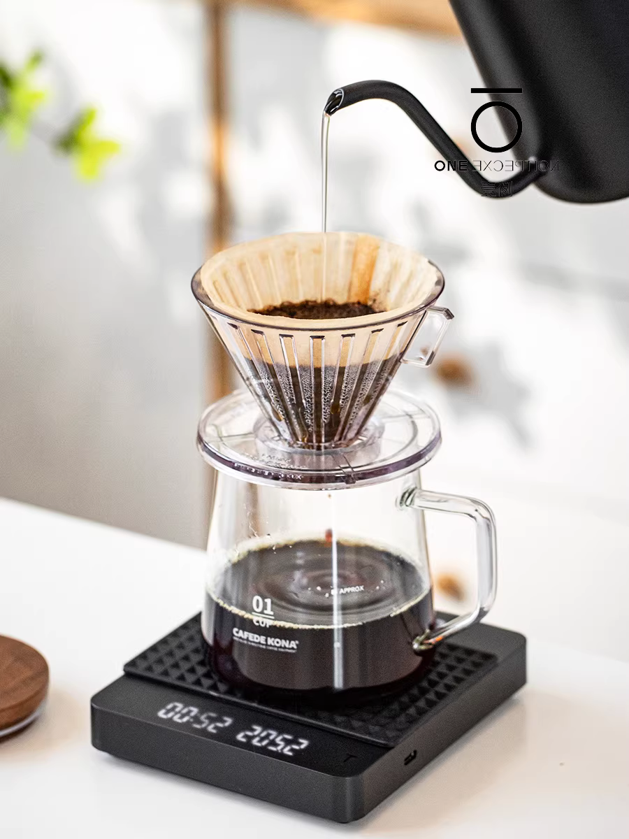 Giấy lọc cà phê pha thủ công CAFEDE KONA sợi gai dầu V60V45 giấy lọc nhỏ giọt hình nón 45 độ mola