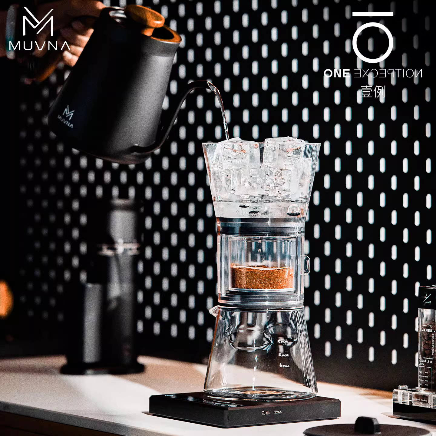 Máy pha cà phê đá nhỏ giọt MUVNA tốc độ không đổi, pha cà phê thủ công bằng đá, lọc nhỏ giọt, pha trà nhiệt độ thấp