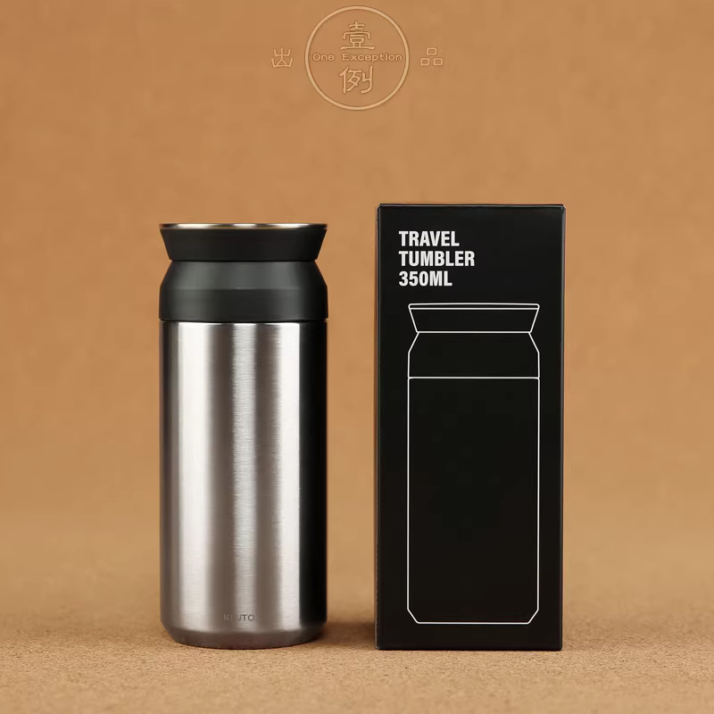 Cốc giữ nhiệt du lịch Kinto Nhật Bản dành cho nam và nữ, cốc đơn giản cầm tay, cốc cà phê cầm tay cao cấp, cốc nước đôi